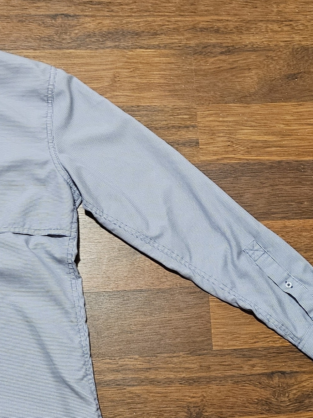 CABELAS mens long-sleeve fishing shirt SIZE MEDIUM COLOR BLUE LM21 - Picture 12 of 16